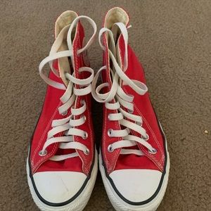 Red Converse Chuck Taylors